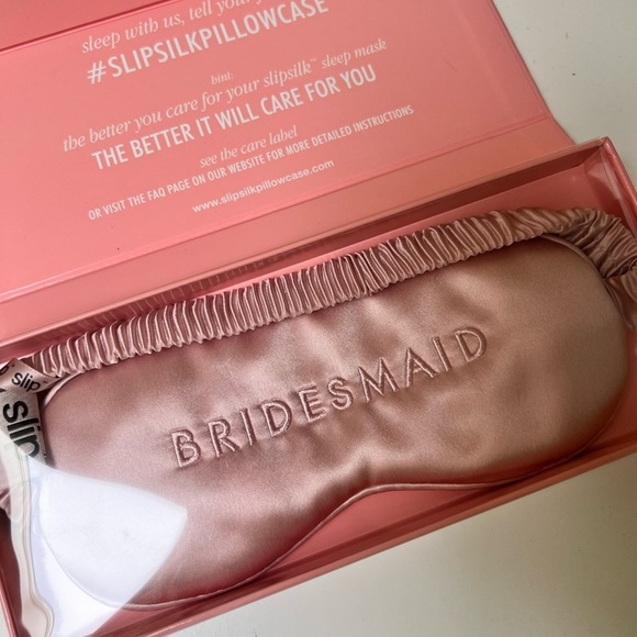 Slip Pure Silk Sleep Mask Bridal Collection Bridesmaid - Picture 3 of 4